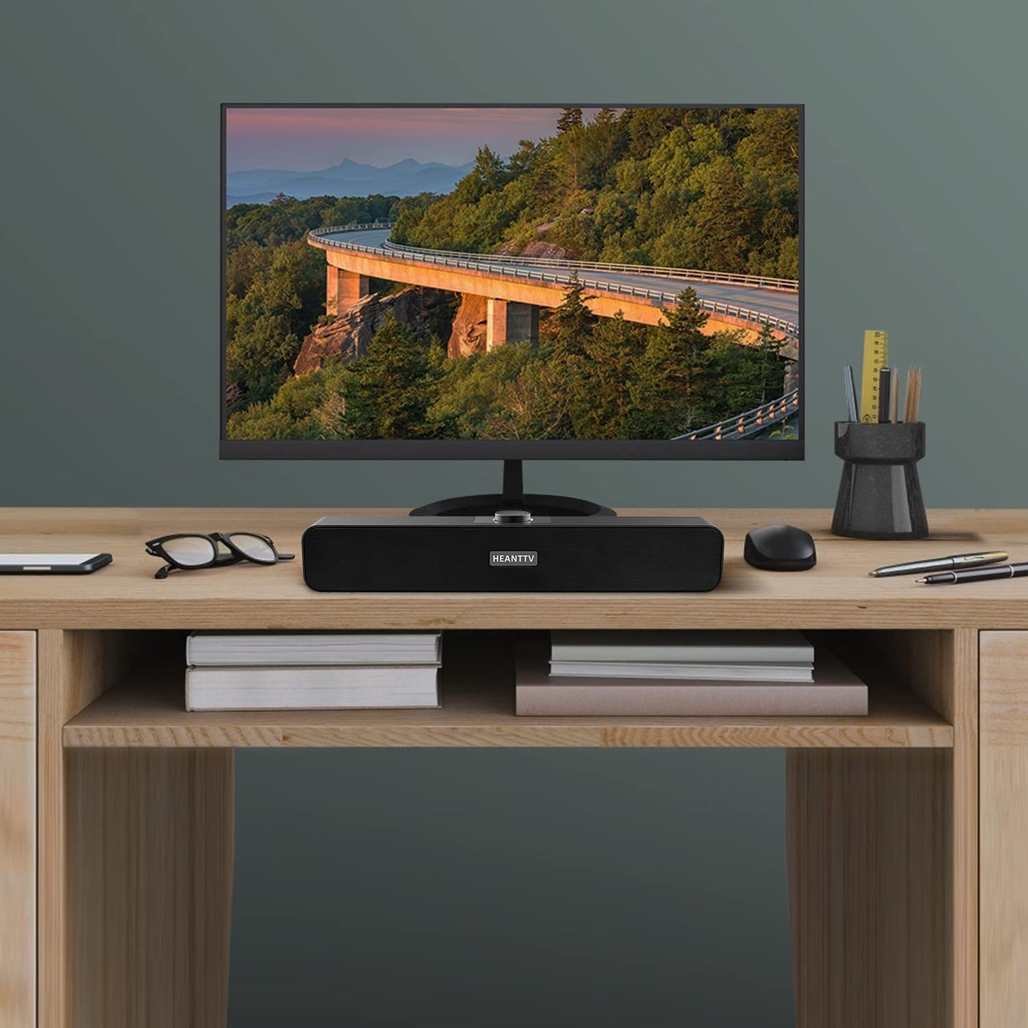 Computer Speakers for Desktop Monitors, PC Speakers, USB Powered 6W Stereo Sound