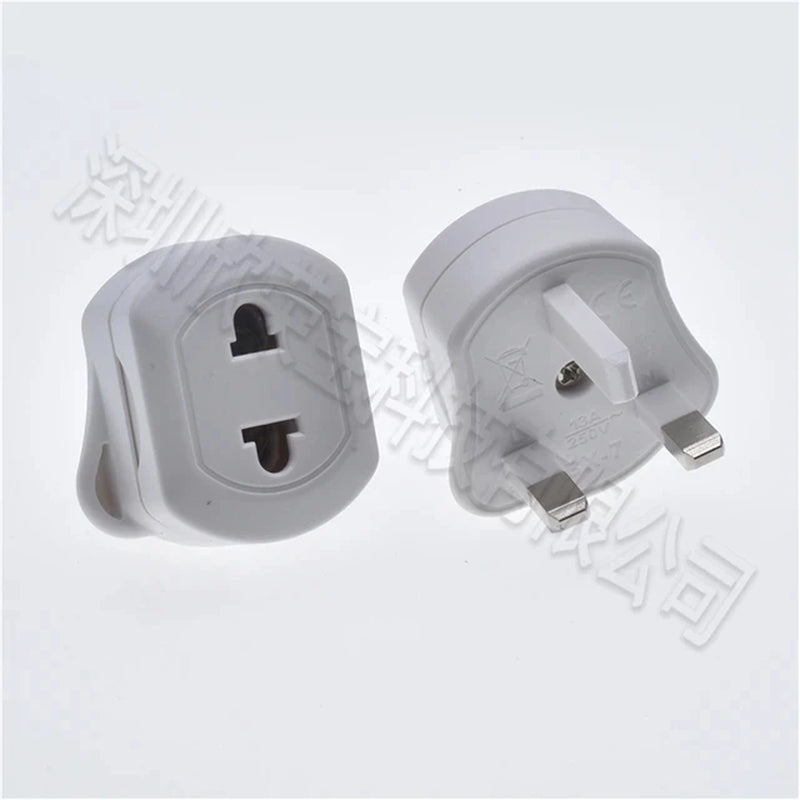 High Quality EU 2 Pin to 3 Pin UK Electric Power Shaver Toothbrush Plug Adaptor Converter Durable for Travel Socket Adapter Fuse