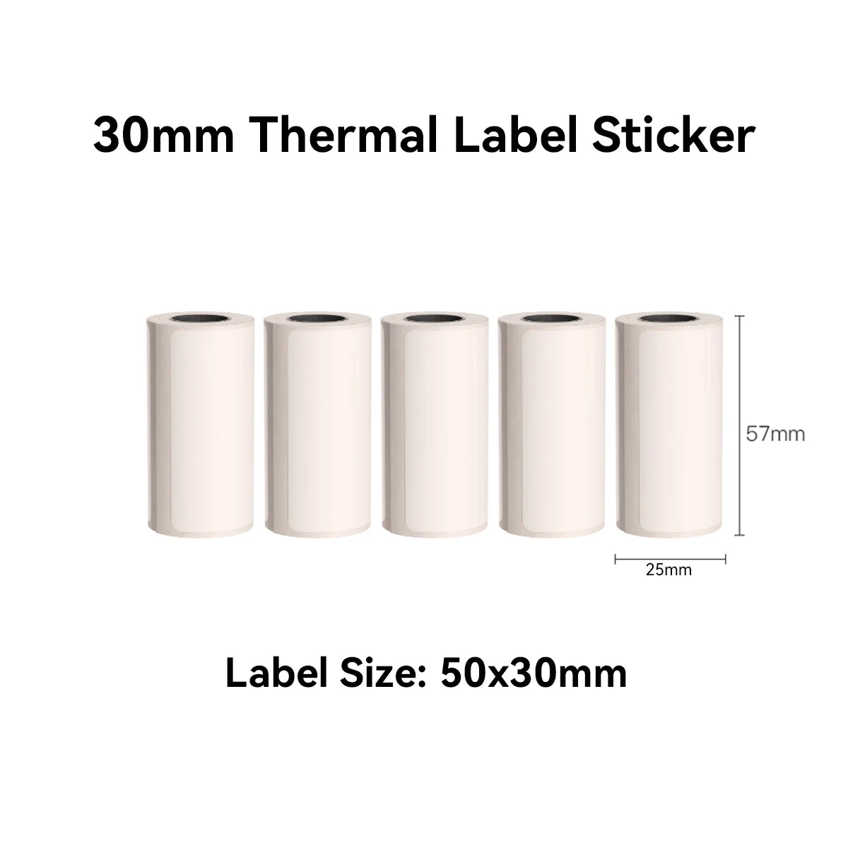 Mini Thermal Printer Sticker Printer with 10Roll Printing Paper Portable Printer Mini Pocket Printer for Journal Notes Kids Gift