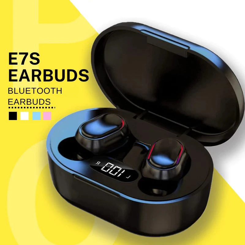 E7S TWS Wireless Headphones Bluetooth Earphone Control Sport Headset Waterproof Microphone Music Earphone Work on All Smartphone