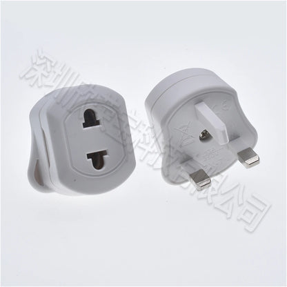 High Quality EU 2 Pin to 3 Pin UK Electric Power Shaver Toothbrush Plug Adaptor Converter Durable for Travel Socket Adapter Fuse