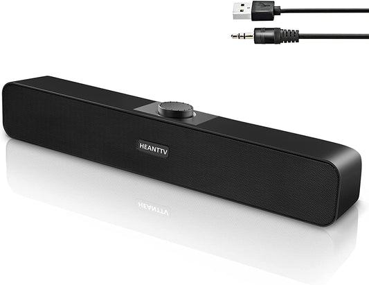 Computer Speakers for Desktop Monitors, PC Speakers, USB Powered 6W Stereo Sound