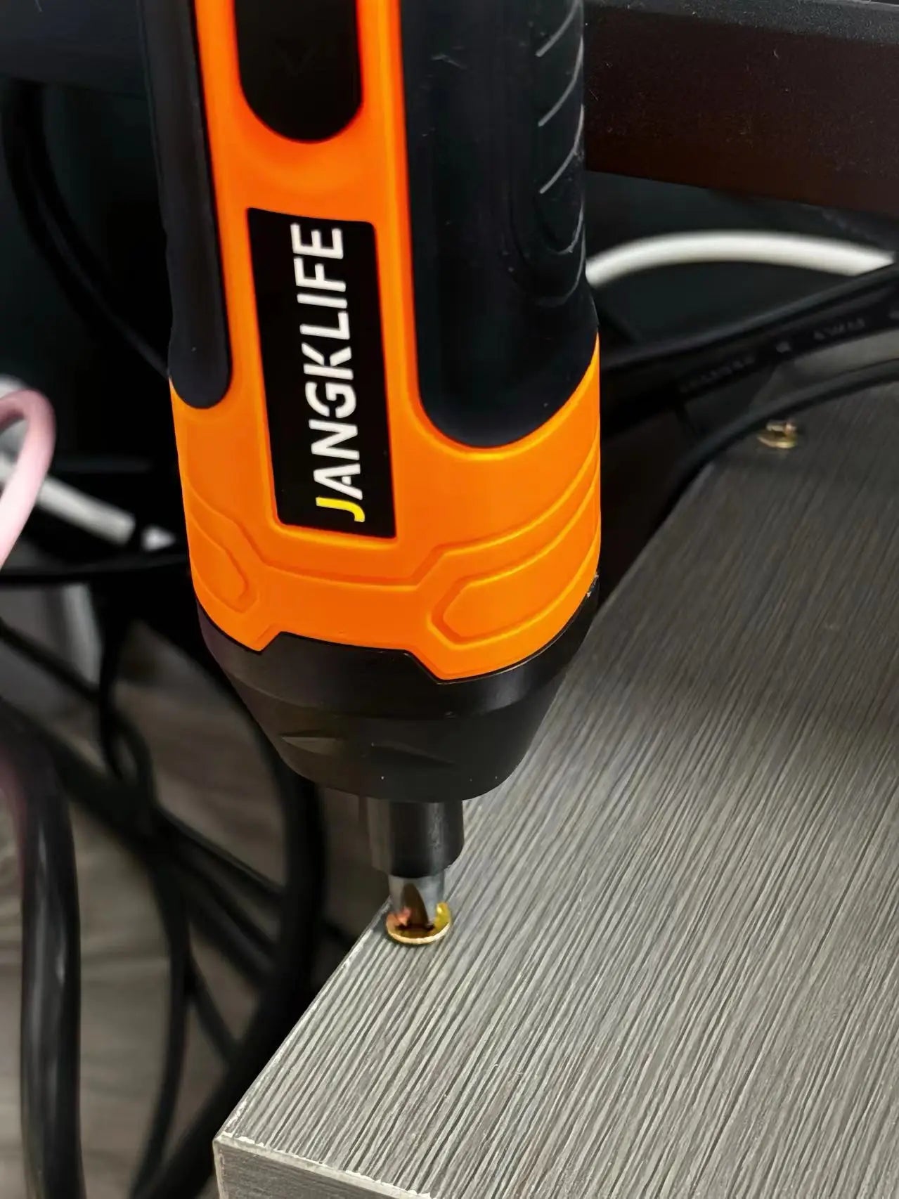 JANGKLIFE Cordless Electric Screwdriver Lithium Battery Mini Drill 3.6V Power Tools Set Household Maintenance Repair