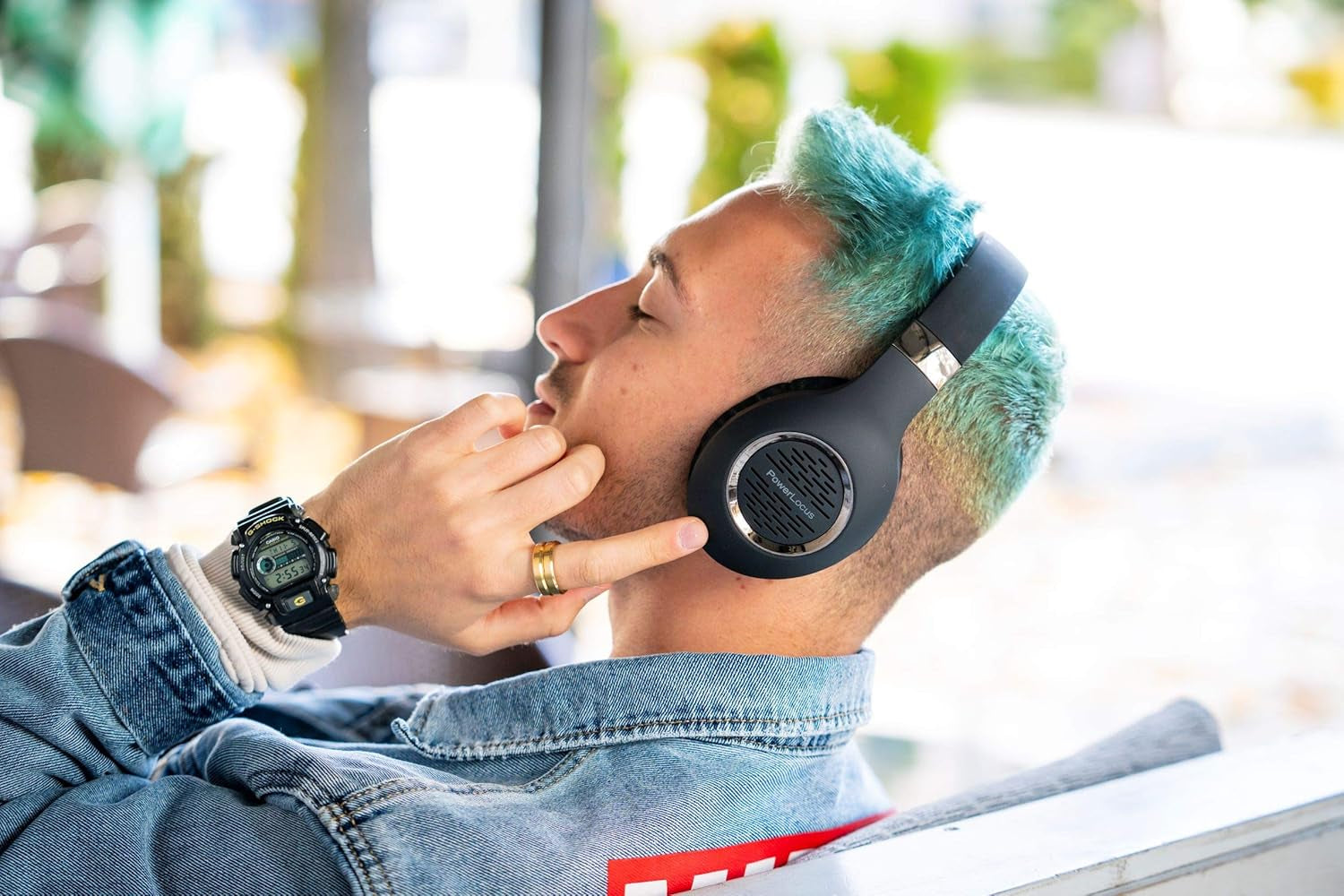 Bluetooth Headphones Over-Ear, Powerlocus Wireless Headphones, Hi-Fi Stereo Deep