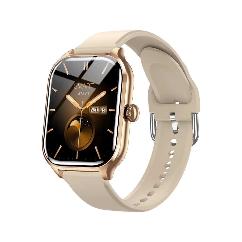 2024 New Fashion Smart Watch Heart Rate Monitor Sports Fitness Watch Waterproof Voice Call Smart Watch for Android IOS