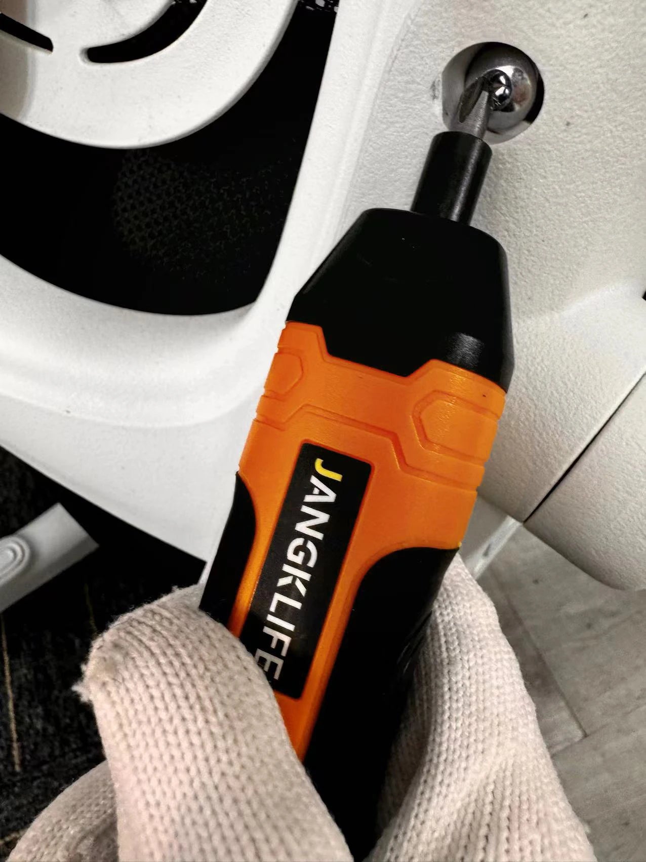 JANGKLIFE Cordless Electric Screwdriver Lithium Battery Mini Drill 3.6V Power Tools Set Household Maintenance Repair