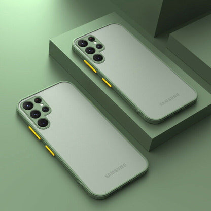Armor Hard Phone Case for Samsung S25 S23 S24 plus S22 Ultra A14 A34 A54 Cover